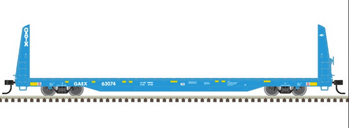 Atlas O GATX  62' Bulkhead Flat car, 2 rail