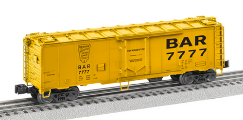 Lionel Bangor & Aroostook   40'  plug door Steel reefer,  3 rail