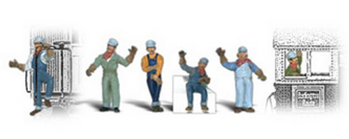 Woodland Scenics O gauge Railroad Engineers  figure set