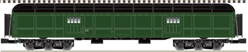 Atlas O Premier unlettered (pullman green)  70' Hwt  baggage  car  car, 3 rail