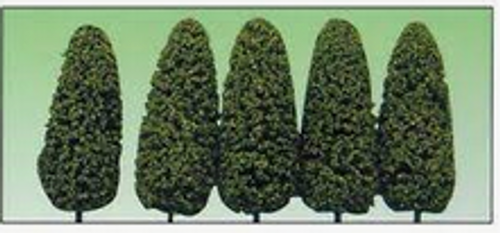 Model Power O Scale 8" high trees, package of 5