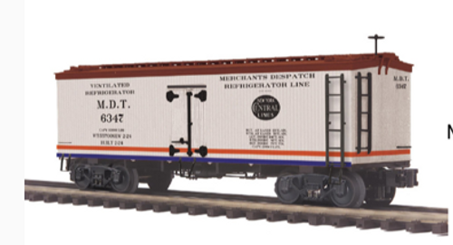 Pre-order for MTH Premier NYC/MDT  36'' wood reefer, 3 rail or 2 rail