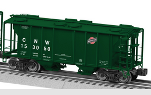 Lionel C&NW 34'  PS-2  covered hopper car, 3 rail