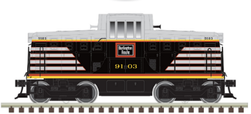 Atlas O (fmr MTH)  Burlington  GE 44ton diesel, 3 rail, Proto 3.0
