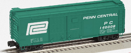 Lionel O  Penn Central  X-31 40' double door box car, 3 rail or 2 rail