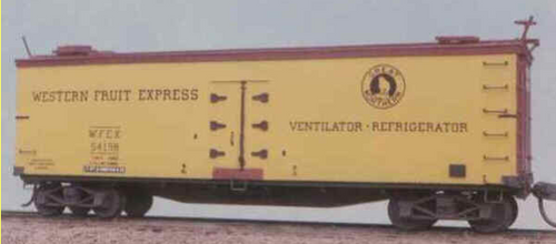 Atlas O  Special run Great Northern/WFE  40' wood reefer (brown roof)