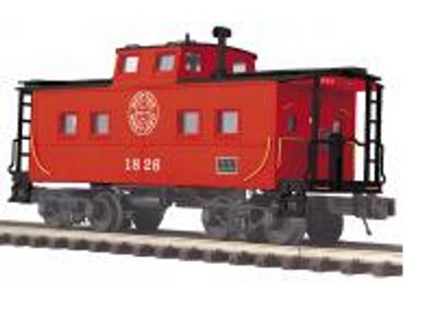 MTH Premier  WM (circle logo)  Center Cupola  Northeastern style  Caboose, 3 rail