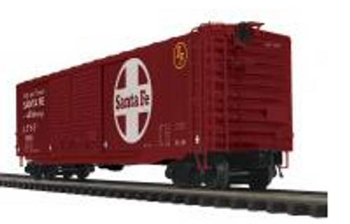 MTH Premier Santa Fe (large herald)  50' double door PS-1 box car, 3 rail or 2 rail