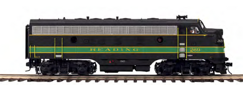 Atlas O Reading F-7 A Diesel, non-powered, 2 rail