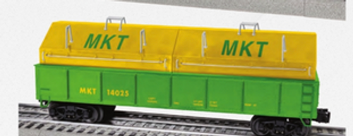 Lionel  "Standard O" MKT 40' gondola with coil cover, 3 rail