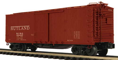 PDT exclusive MTH Premier Rutland  40' double sheathed Box car, (No Whippet slogan), 3 rail