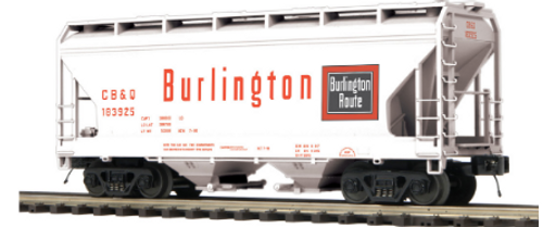 Atlas  Premier Burlington (CB&Q)  2 bay centerflow covered hopper car, 3 rail or 2 rail