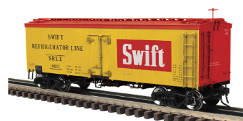 Atlas O Swift frig lines (1949) 36' Wood Reefer, 3 rail or 2 rail