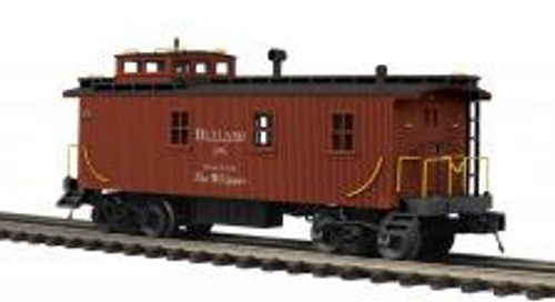 PDT excluside  MTH Premier  Rutland 35' wood side  Caboose , 3 rail, 