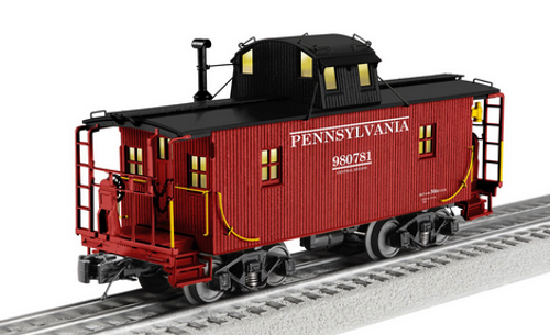 Lionel O  PRR N6b  wood caboose (early),  3 rail