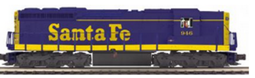 Pre-order for MTH Premier Santa Fe  SD24 diesel, 3 rail, P3.0