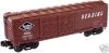 Pair of Atlas O Industrial Rail Reading   box cars, 3 rail, 027 (semi-scale)