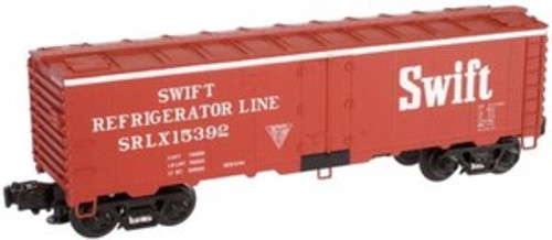Case of 4 Atlas O  Industrial Rail Swift  reefers, 3 rail, 027 (semi-scale)