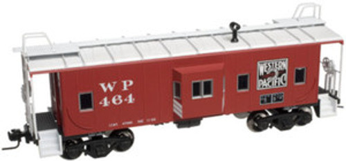Atlas O WP (red)  Bay window caboose,  3 rail or 2 rail