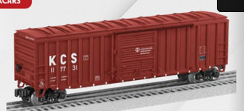 Case of 4 Lionel  "Standard O" KCS 50' box car, 3 rail