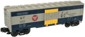Pair of Atlas O  Industrial Rail MP  box cars, 3 rail, 027 (semi-scale)