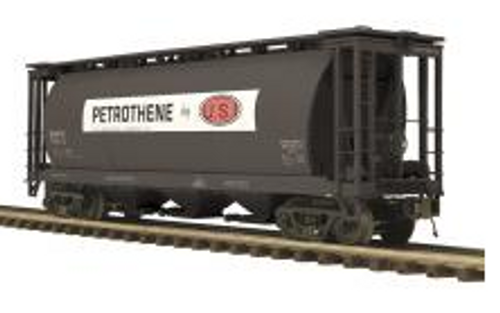 MTH Premier Petrothene 3-Bay Cylindrical Hopper, 3 rail 