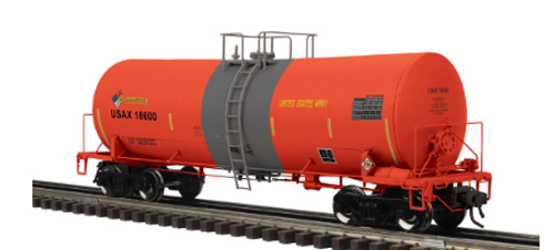 Pre-Order for Atlas  US Army (red)  17,600 gal tank car, 2 rail or 3 rail