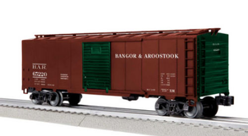 Lionel (fmr Weaver)  BAR ARA steel box car,  3 rail