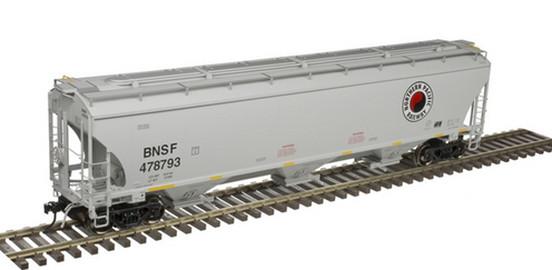 Atlas O BNSF Heritage  NP  trinity 5161  covered hopper car, 3 rail or 2 rail