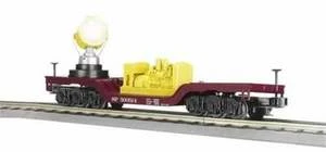 MTH Rail King SP  Operating Searchlight car, 3 rail