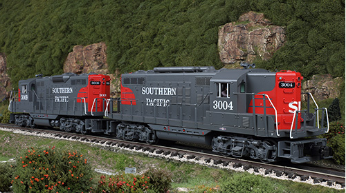 PDT exclusive MTH Premier  SP dual control, passenger  GP-9 ("torpedo tube"  version)  , 3 rail, Proto 3.0, 