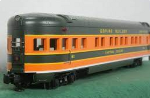 MTH Premier GN  5 car streamlined  (smooth side)  passenger set, 3 rail