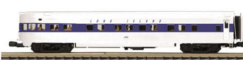 MTH Premier LIRR (MTA colors)  5 car streamlined  (smooth side)  passenger set, 3 rail