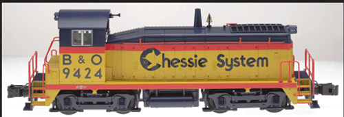 Atlas O Chessie   SW-9  diesel,  3 rail tmcc