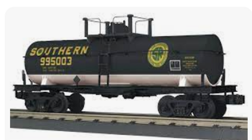 MTH Railking Southern  1930s-60s riveted style  Tank Car, 3 rail