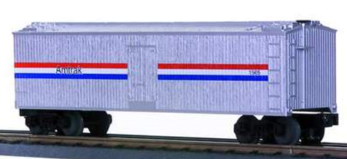 MTH Rail King semi scale Amtrak  woodsided Reefer, 3 rail