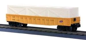 MTH Railking C&NW  Gondola with crates, 3 rail