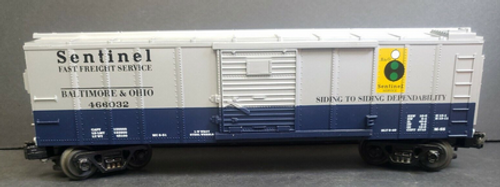 MTH Rail King B&O  Sentinel  Box Car, 3 rail
