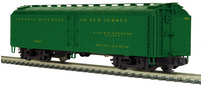 MTH Premier Jersey Central Green R50b style express reefer , 3 rail