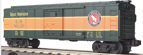 MTH Rail King GN   Box car, 3 rail, Like New Condition