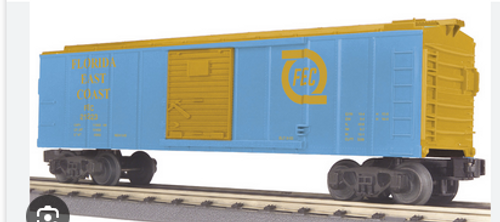 MTH Rail King Florida East Coast Box car, 3 rail, Like New Condition