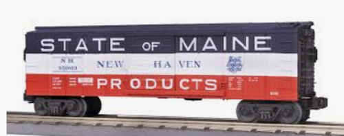 MTH Rail King  NH (maine potato service)  Box car, 3 rail, Like New Condition