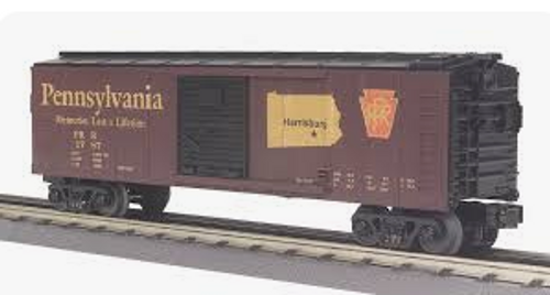 MTH Rail King State of Pennsylvania  40' Box car, 3 rail, Like New Condition