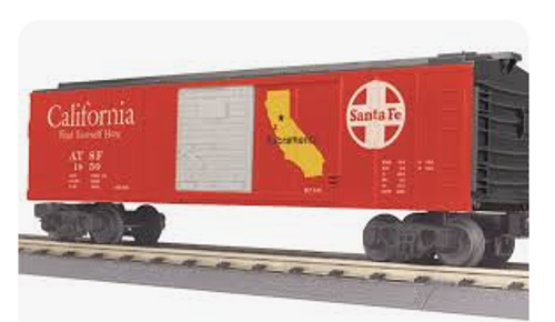 MTH Rail King State of California  40' Box car, 3 rail, Like New Condition