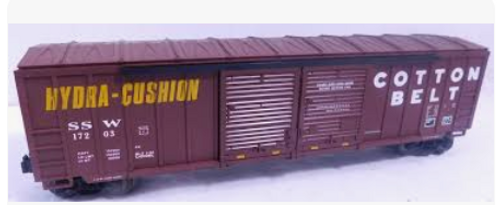 Lionel  "Standard O style " SSW (cotton belt)    50' double door box car, 3 rail. like new