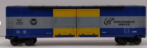 Lionel  "Standard O style " MoPac    50' double door box car, 3 rail, like new condition
