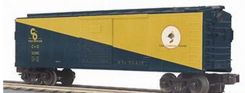 MTH Rail King Chessie C&O (Kitten) 40'  Box Car, 3 rail