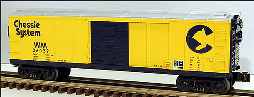 MTH Rail King Chessie/WM LN 40'  Box Car, 3 rail Like New