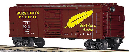 MTH Rail King WP (Tuscan) Box Car, 3 rail Like New
