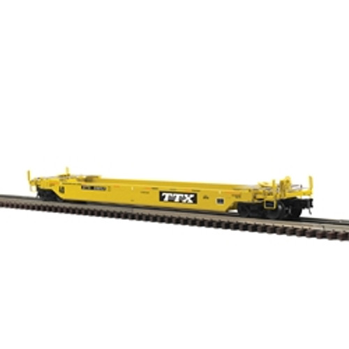 Pre-order for Atlas O TTX (Early Logo) 40' rebuilt double stack well car  3 rail, or 2 rail